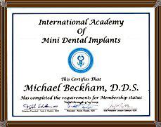 Mini Implant Certification